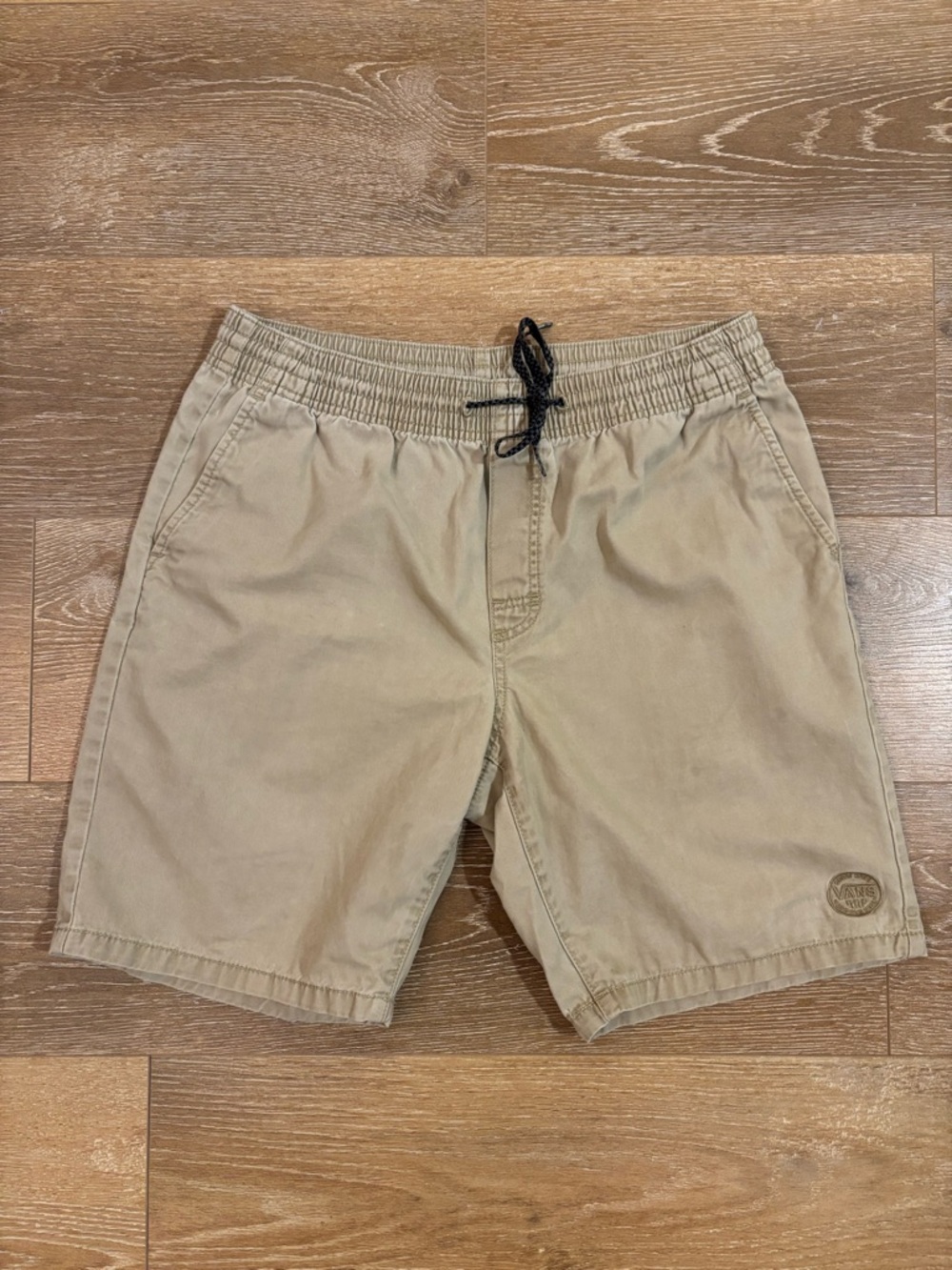 Vans Drawstring Khaki Shorts